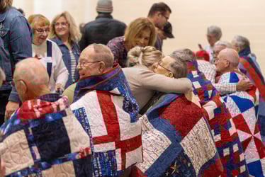 A special thank you: Trinity Village veterans honored with Quilts of Valor